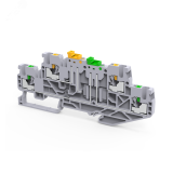 Клемма 2х-ярусная push-in 2,5 кв.мм разъед. OptiClip CPDLK-2,5-2L-MT-N-I-серый 331872 КЭАЗ