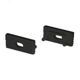 Заглушка SL-SLIM-H7 BLACK с отверстием (, Пластик) 037510 Arlight
