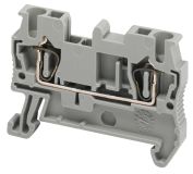 Клеммник пружинный проходной 2.5мм.кв 2 точки подключения серый NSYTRR22 Schneider Electric