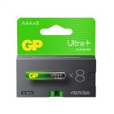 Батарейка алкалиновая c технологией G-tech GP Ultra Plus Alkaline 24А AАA - 8 шт. на блистере 620 GP