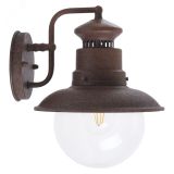 Светильник НБУ-60w вниз Е27 IP44 коричневый 11625 FERON