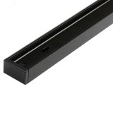 Шинопровод чёрный 1м PTR 1M-BL с токоподводом и заглушкой 5026322 JazzWay