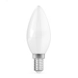 Лампа светодиодная филаментная LED 6.5 Вт 480 лм 2700К свеча теплый E14 AC 180-240В IP20 матовая колба Basic Gauss 1035117 GAUSS