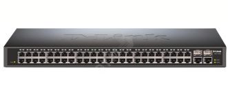 Коммутатор неуправляемый 48 портов 10/100 Мб/с, 4хRJ45/SFP 90912 D-Link