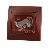 Мира Розетка компьютер+телефон вишня 701-0601-143 Lezard