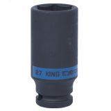Головка торцевая ударная глубокая шестигранная 1/2', 27 мм 443527M King Tony