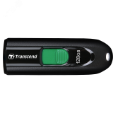 Флеш накопитель 128GB JetFlash 790С, USB 3.2 Gen 1, выдвижной, черный, синий 1000639342 Transcend