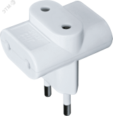 Разветвитель 3 гнезда без заземления NAD-FT-3X-WH 18136 Navigator Group