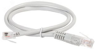 Патч-корд категория 5е RJ45-RJ12 0.5м PVC серый PC01-4512-05M ITK