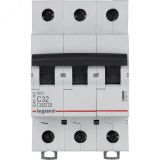 Выключатель автоматический трехполюсный RX3 4,5 кА C 32 А 419711 Legrand/Daccord