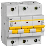 Выкл. авт. ВА47-100МА без тепл. расцеп. 3P 125А 10кА D MVA43-3-125-D IEK