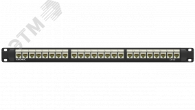 Патч-панель 19'',1U,CAT5E, 24 модуля RJ45, неэкранир ованная RN5PPU24 DKC