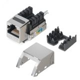 Вставка Keystone Jack RJ-45(8P8C), категория 5e, экранированная, заделка тип 110 7958c Cabeus