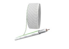 Кабель коаксиальный SAT 703 B75 Ом CCS/(оплётка Al 75%) PVC белый 100м SIMPLE Б0044608 ЭРА