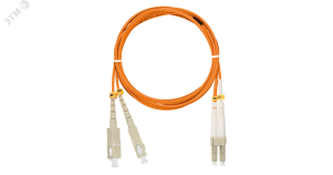 Шнур оптический переходной мм 50/125 OM2 SC/UPC-LC/UPC двойной LSZH 2мм ЭКО30496 NIKOMAX