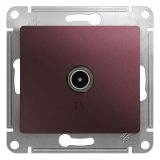 GLOSSA TV розетка оконечная 1DB баклажановый GSL001191 Systeme Electric