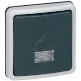 Plexo Переключатель 2п 10А с подсветкой 090484 Legrand