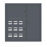 Щит этажный 9 кв. RAL7016 3 окна в ряд по гориз. (1000х950х150) EKF PROxima mb29-v-9-ral7016-1 EKF