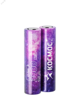 Аккумулятор 3000мАч 18650 Li-ion без защиты, высокотоковый 2S, KOC18650Li30UL20CS2 Космос