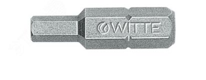 Бита шестигранная H4 х 25 мм 1/4'' C6.3 Industrial 270842000 WITTE