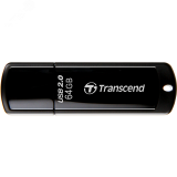 Флеш накопитель 64GB JetFlash 350, USB 2.0, черный 1000501715 Transcend