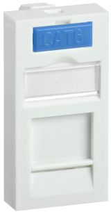 Вставка 45х22.5мм для 1 модуля Keystone Jack с маркером CS6-11M ITK