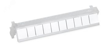 Панель маркировочная на 10 пар, откидная 7452c Cabeus