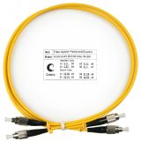 Шнур оптический duplex 1м FC-FC 9/125 sm LSZH 7490c Cabeus