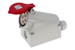 Розетка настенная 32A/400V/3P+E/IP44 00-00032458 INPIN