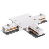 PTR/R CT-WH Коннектор белый T-обр. для встраиваемого шинопровода  Jazzway 5031913 JazzWay