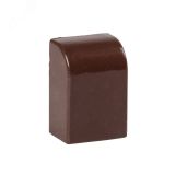 Заглушка (16х16) (4 шт) Plast под темное дерево ecd-16-16x4 EKF