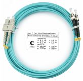 Шнур оптический duplex 7м SC-ST 50/125 мм OM3 LSZH 8493c Cabeus