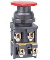 КЕ-022 У3 исп.4, красный, 1з+3р, гриб без фиксации, IP40, 10А, 660В, выключатель кнопочный  (ЭТ) ET529282 Электротехник