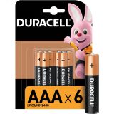 Элемент питания LR03-6BL BASIC (6/60/33840) Б0014858 Duracell