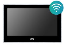 Монитор домофона цветной сенсорным 7'' дисплеем Touch Screen CTV-M5702 B (чёрный) CTV