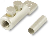 LUG50-95/10LVTINR Кабельный наконечник с болтами со срывными головками Al 50-95, Cu 50-70 мм? ? 10,5 мм LUG50-95/10LVTINR ENSTO/ЭНЕРВИК