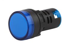 Лампа AD22DS(LED)матрица d22мм синий 230В Б0045621 ЭРА