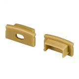 Заглушка LINE-1708 GOLD с отверстием (пластик) 039993 Arlight