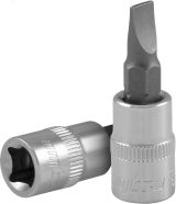 Насадка торцевая 1/4''DR с вставкой-битой шлицевой, SL4 055678 Ombra