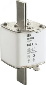 Плавкая вставка предохранителя ППНИ-39, габарит 3, 630А DPP50-630 IEK