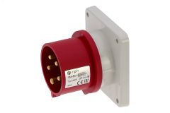Вилка встраиваемая 16A/400V/3P+N+E/IP44, фланец 86x86 00-00032417 INPIN
