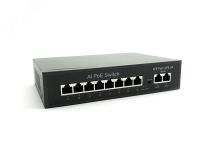 Коммутатор неуправляемый 10 портов RJ45 10 100 Мб/с PoE 96Вт В0000016946 Optimus CCTV