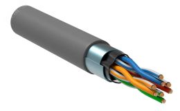 Витая пара F/UTP 5E 4х2х24AWG LSZH серый (305м) РФ/С LC1-C5E04-321-S-R ITK