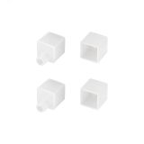Заглушка WPH-FLEX-1212-TOP WHITE с отверстием (пластик) 040859 Arlight