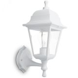 НБУ 04-60-001 60W 230V E27 340*190мм белый,       вверх/вниз, 4-х гранник 32267 FERON