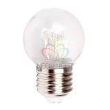Лампа Шар e27 6 LED 45мм - зеленая, прозрачная колба, эффект лампы накаливания 405-124 Neon-Night