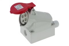 Розетка настенная 16A/400V/3P+E/IP44 00-00032455 INPIN