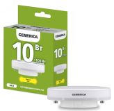 Лампа светодиодная T80 таблетка 10Вт 230В 3000К GX53 GENERICA LL-T80-10-230-30-GX53-G IEK