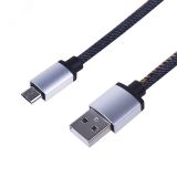 Кабель USB microUSB, Кабель в джинсовой оплетке, 18-4242, 18-4242 REXANT