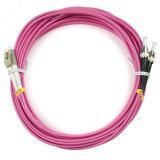 Шнур оптический duplex 20м LC-ST 50/125 мм OM4 LSZH 9168c Cabeus